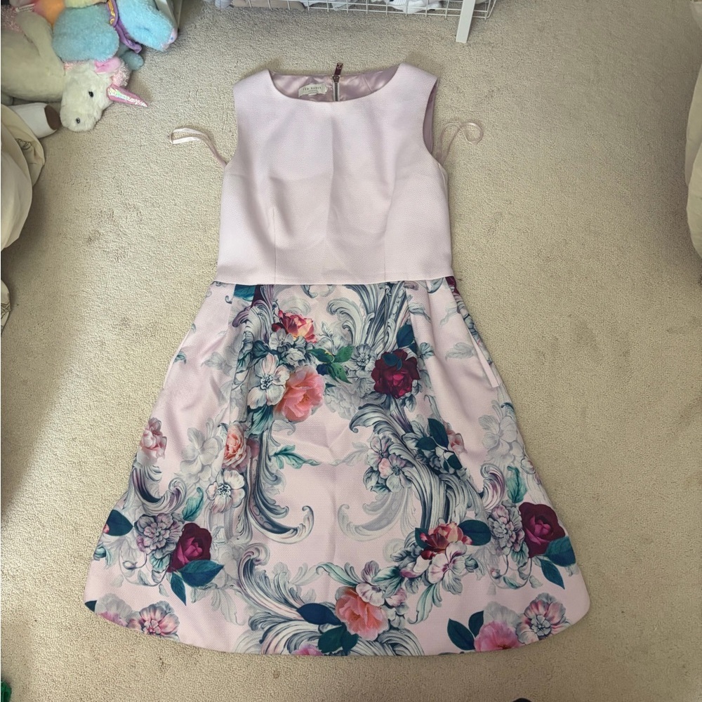 Ted Baker Pink and Floral Dress